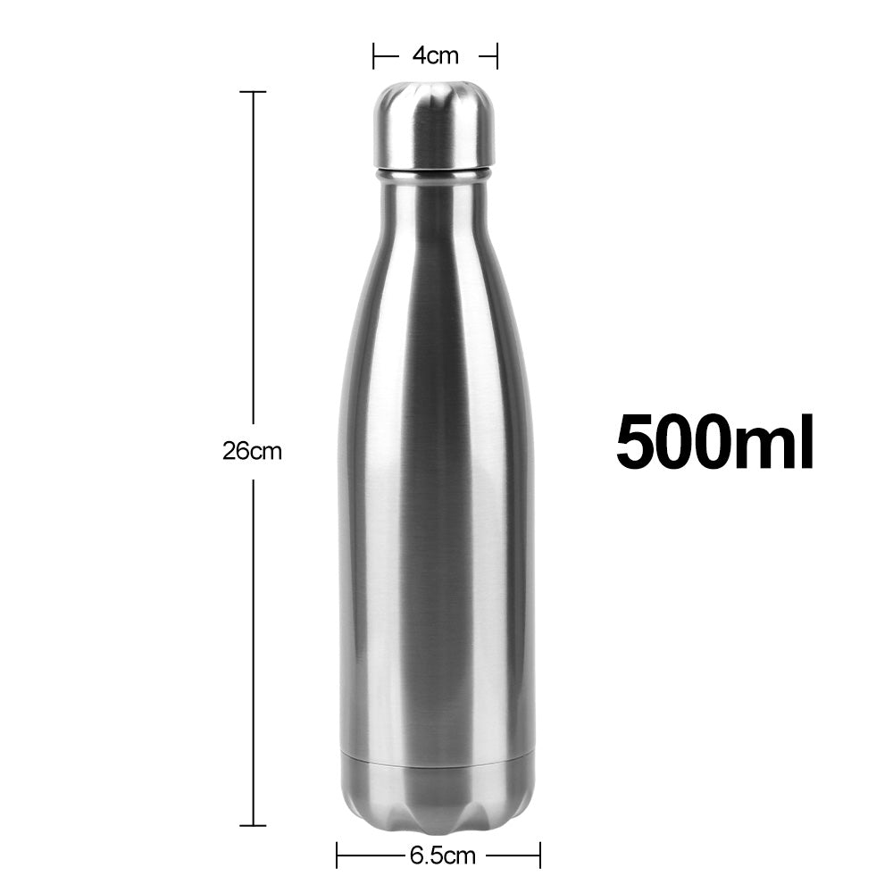 Stainless Steel Water Bottle for Sport Bottles 500ml