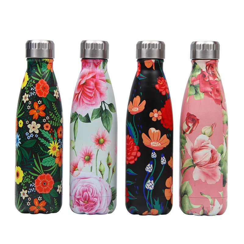 Floral Personality Stainless Steel Thermos