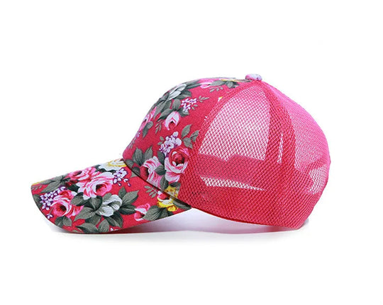 Flower Baseball Adjustable Hat