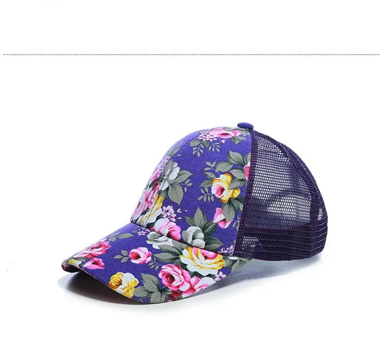 Flower Baseball Adjustable Hat