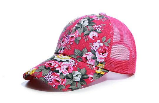 Flower Baseball Adjustable Hat