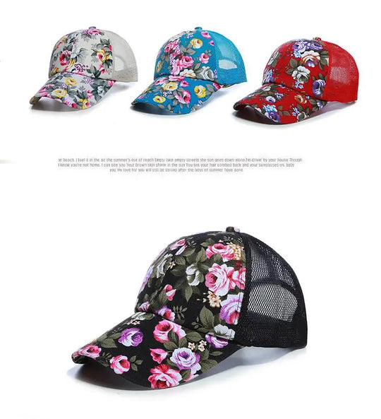 Flower Baseball Adjustable Hat