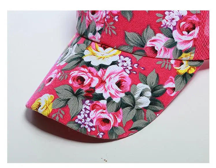 Flower Baseball Adjustable Hat