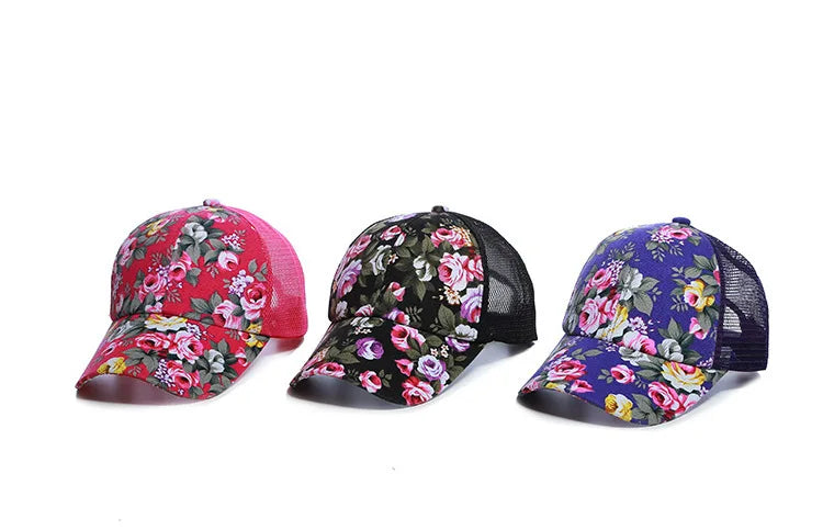 Flower Baseball Adjustable Hat