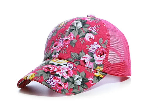 Flower Baseball Adjustable Hat