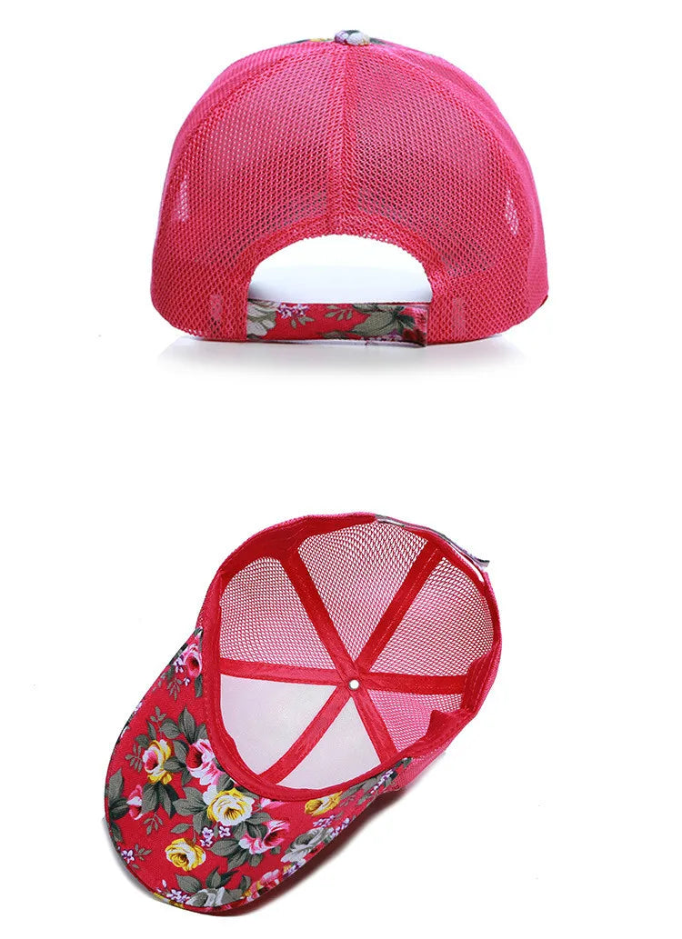 Flower Baseball Adjustable Hat