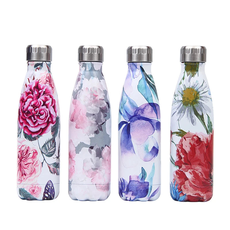 Floral Personality Stainless Steel Thermos