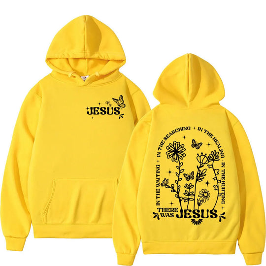 Jesus Bible Verse Wildflowers Graphic Hoodie Christian Limited Edition Streetwear Sweatshirts Casual Fashion Oversized Pullovers