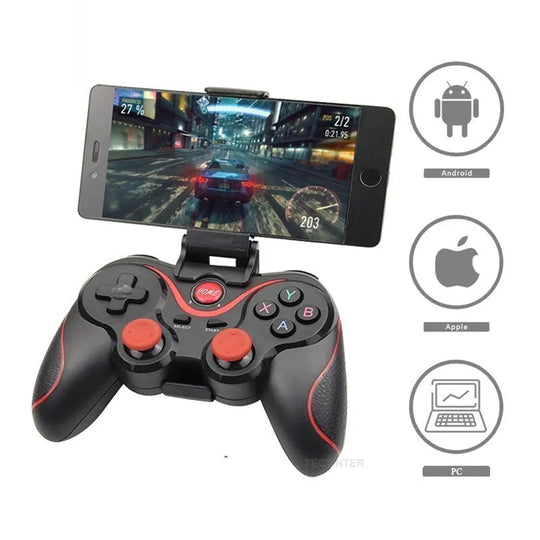 Joystick inalámbrico Terios T3 X3 Gamepad Controlador de juegos para PC para PS3/iOS Teléfono/TV Box Para Nintendo Switch Accesorios