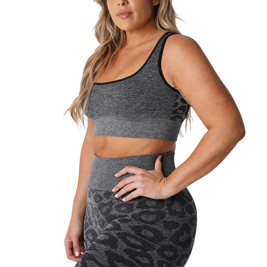 NVGTN  Leopard Eclipse Seamless Bra