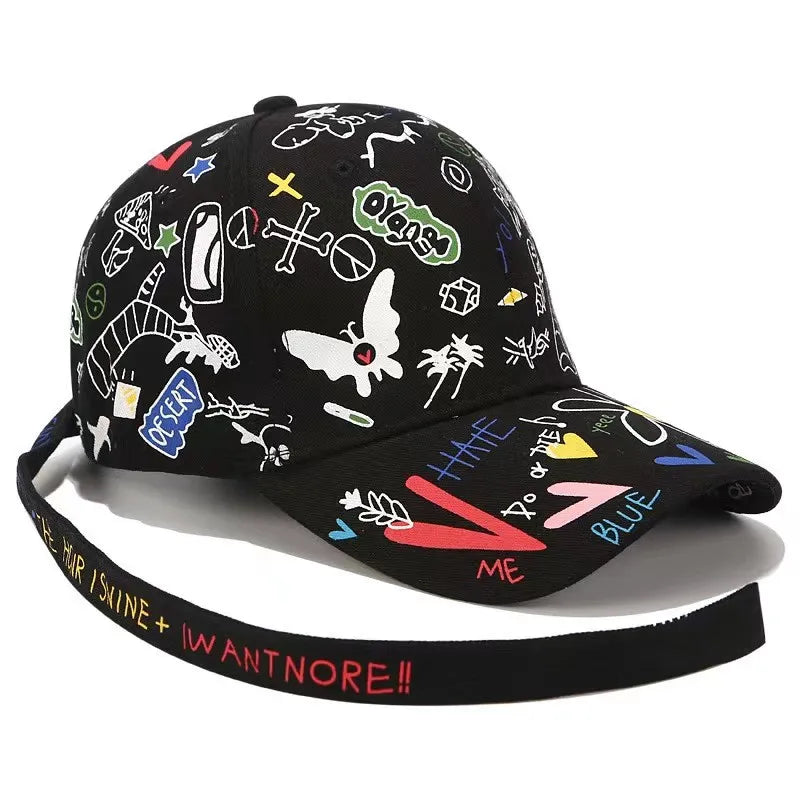 Graffiti Printing Baseball Hat