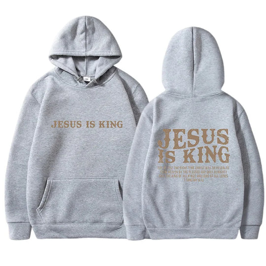 JESUS  IS KING Christian Hoodie