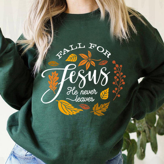 Fall for Jesus Sweatshirt Retro