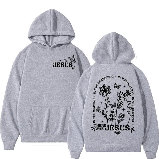 Jesus Bible Verse Wildflowers Graphic Hoodie Christian Limited Edition Streetwear Sweatshirts Casual Fashion Oversized Pullovers