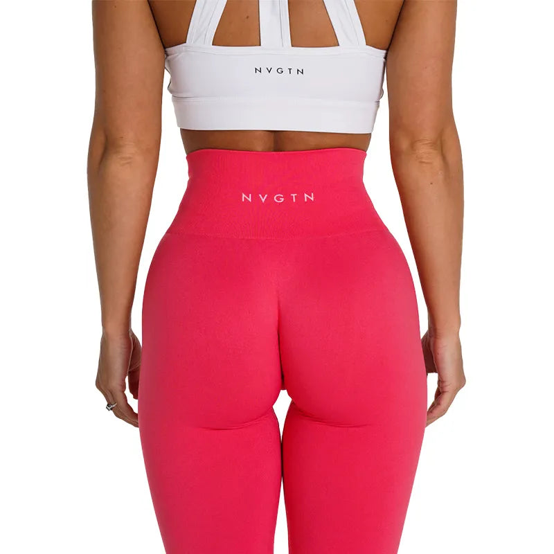 NVGTN Solid Seamless Leggings High Waisted Gym Wear Spandex Leggings