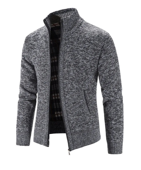 Knitted Sweater Casual Fleece Cardigan Men Sweaters Coats