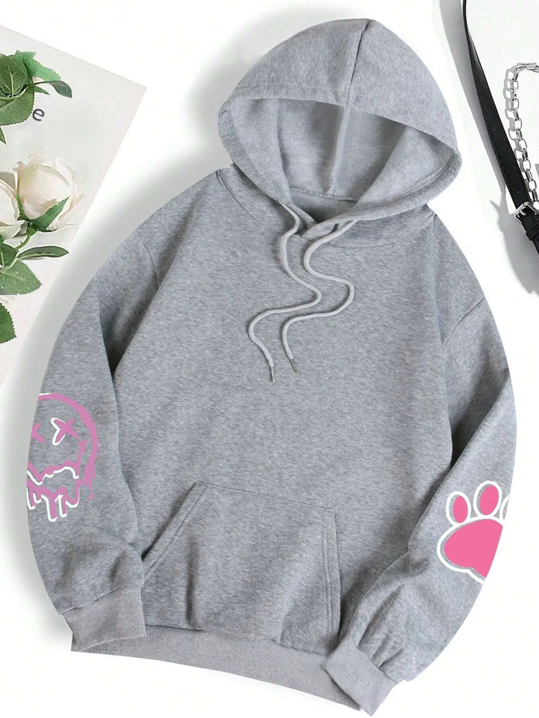 Casual Printed Hoodie