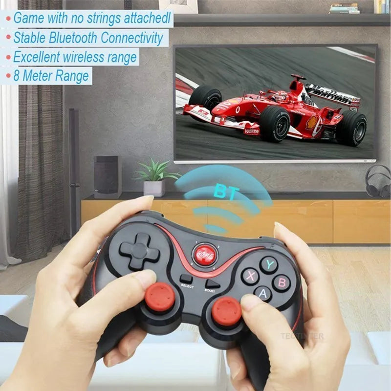 Joystick inalámbrico Terios T3 X3 Gamepad Controlador de juegos para PC para PS3/iOS Teléfono/TV Box Para Nintendo Switch Accesorios