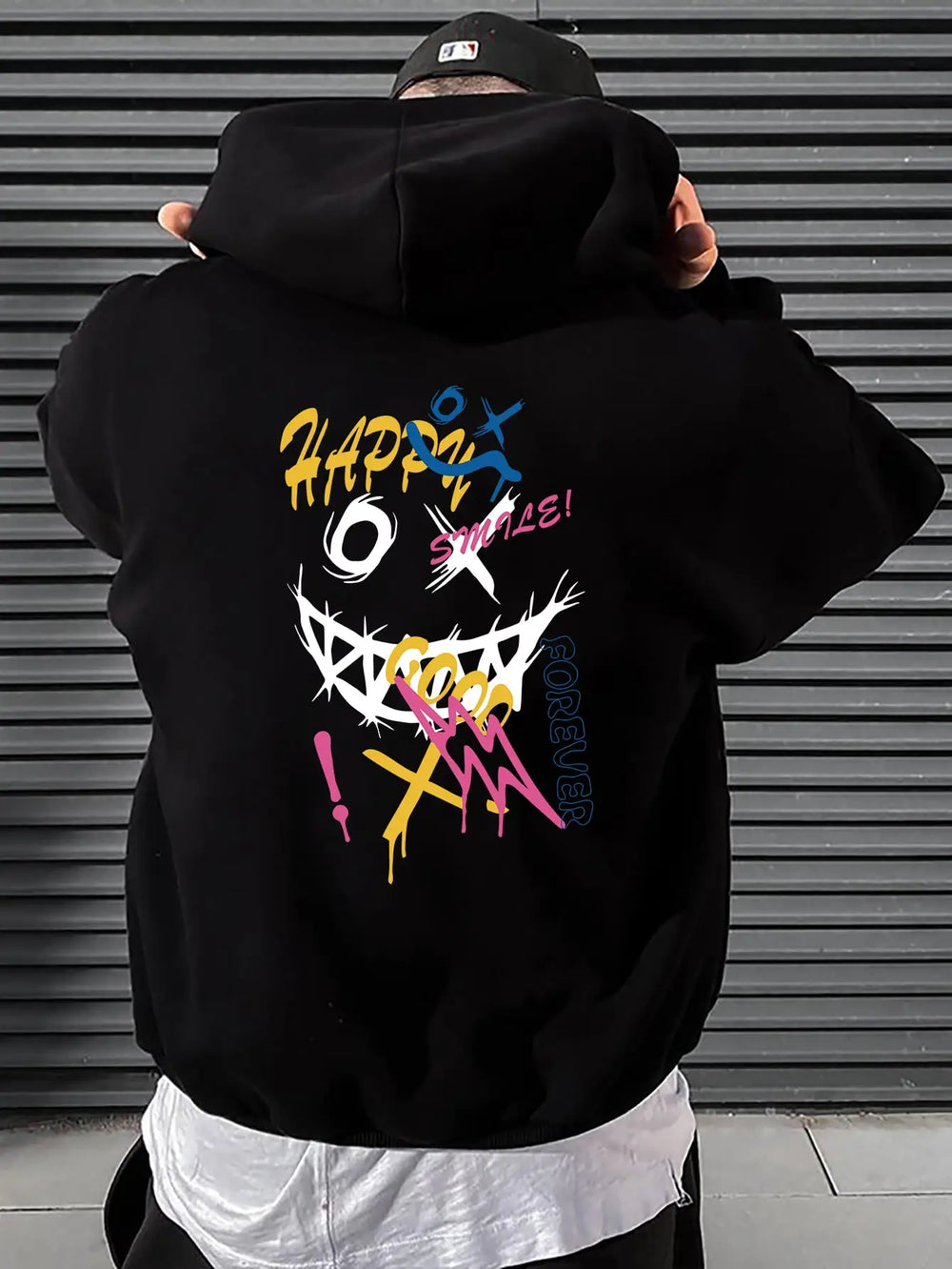 Colorful Pattern Men Hoodie