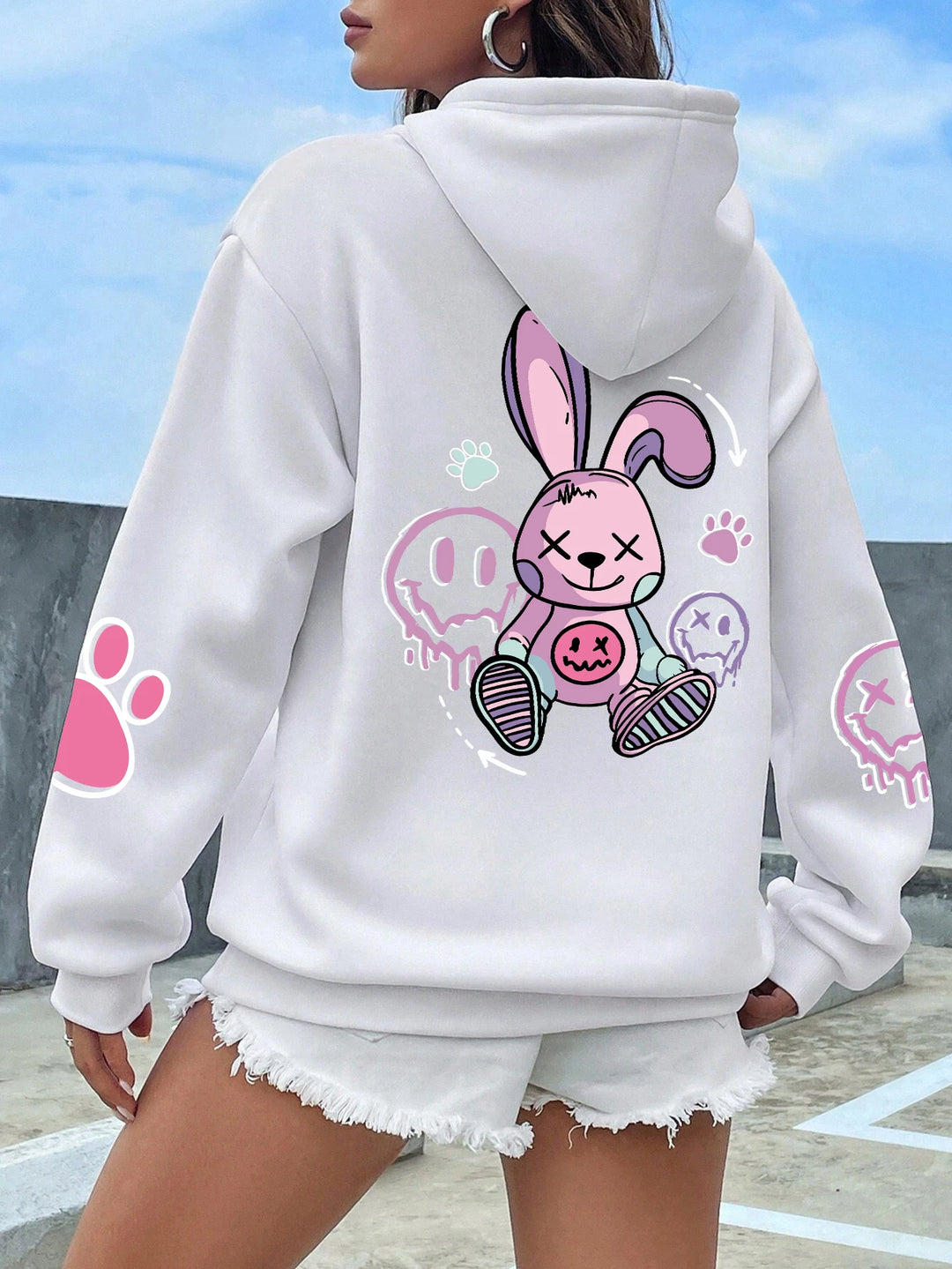 Casual Printed Hoodie