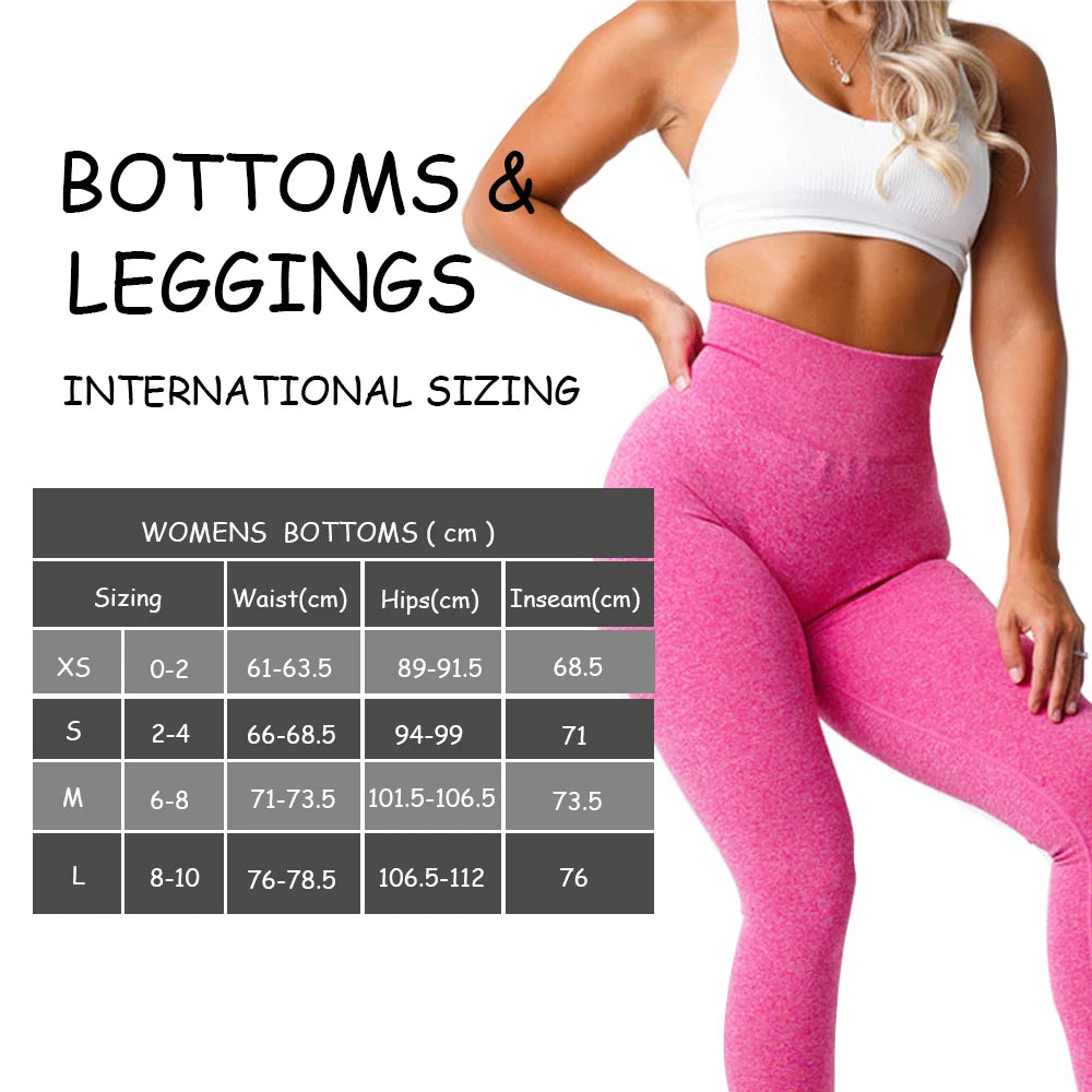 NVGTN Butt Lifting Seamless Leggings High Waist Yoga Pants Tummy Control Running Workout Tigh