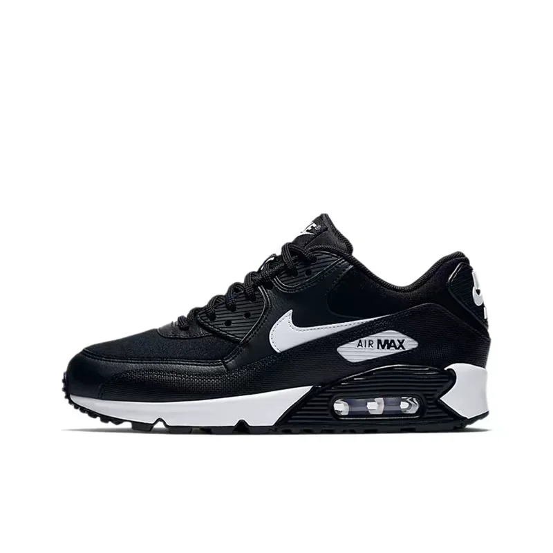 Nike Air Max 90 Terrascape Women’s running shoes in black, yellow, blue, and white colorways.