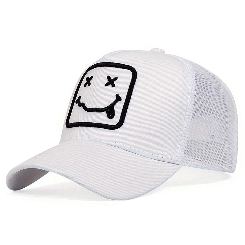 XX Tongue Sticking Embroidery Baseball Net Caps Spring Summer Outdoor Adjustable Casual Hats Sunscreen Hat