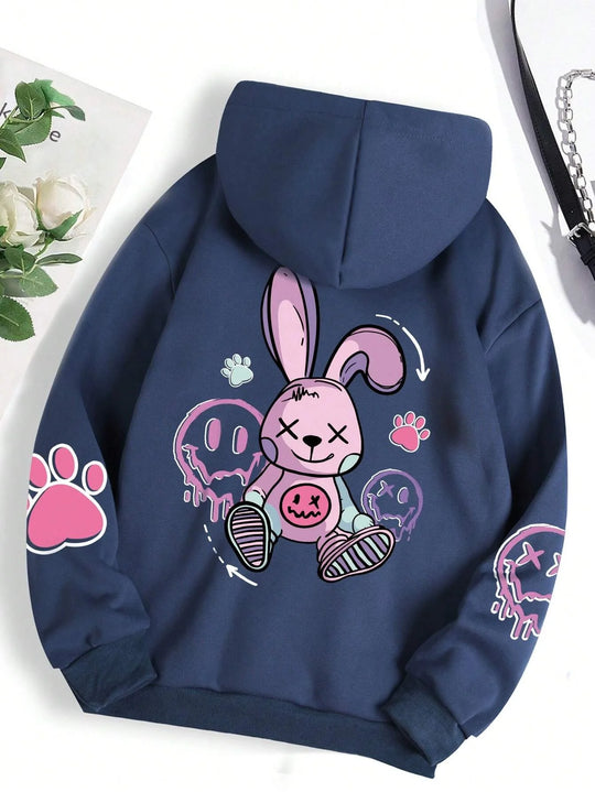 Casual Printed Hoodie