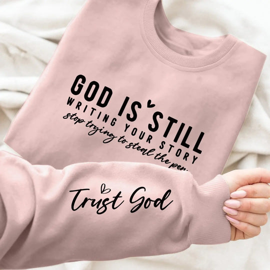 New Design God & You Story Letter Graphic Print Women's Sweatshirts Oversized Hoodies