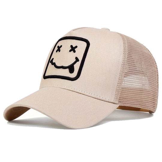 XX Tongue Sticking Embroidery Baseball Net Caps Spring Summer Outdoor Adjustable Casual Hats Sunscreen Hat