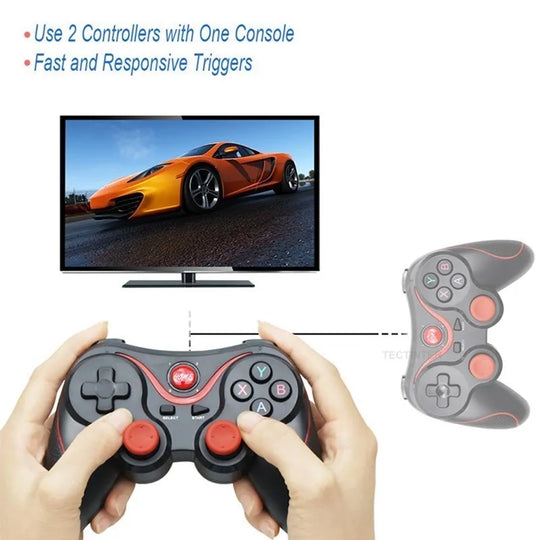 Joystick inalámbrico Terios T3 X3 Gamepad Controlador de juegos para PC para PS3/iOS Teléfono/TV Box Para Nintendo Switch Accesorios