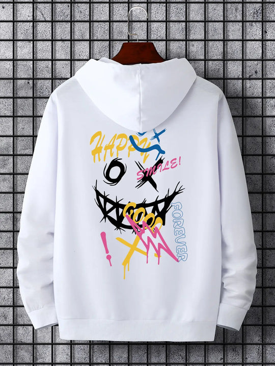 Colorful Pattern Men Hoodie