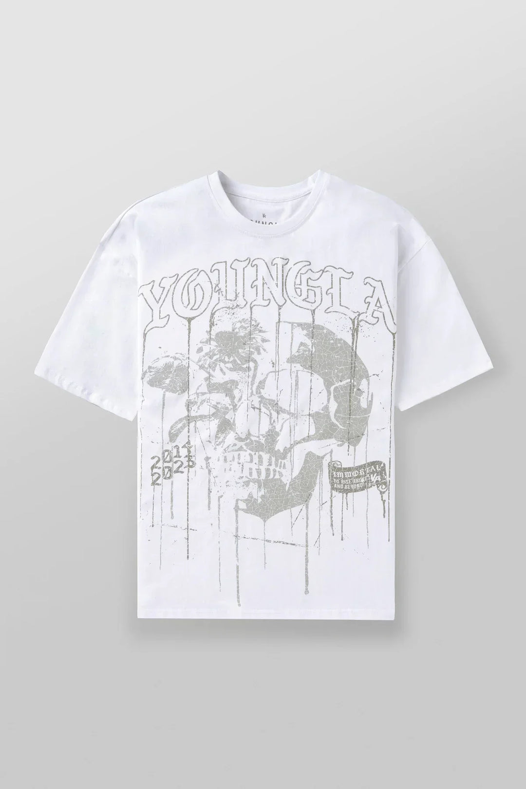 YoungLA 4116 - Floral Skull Tees