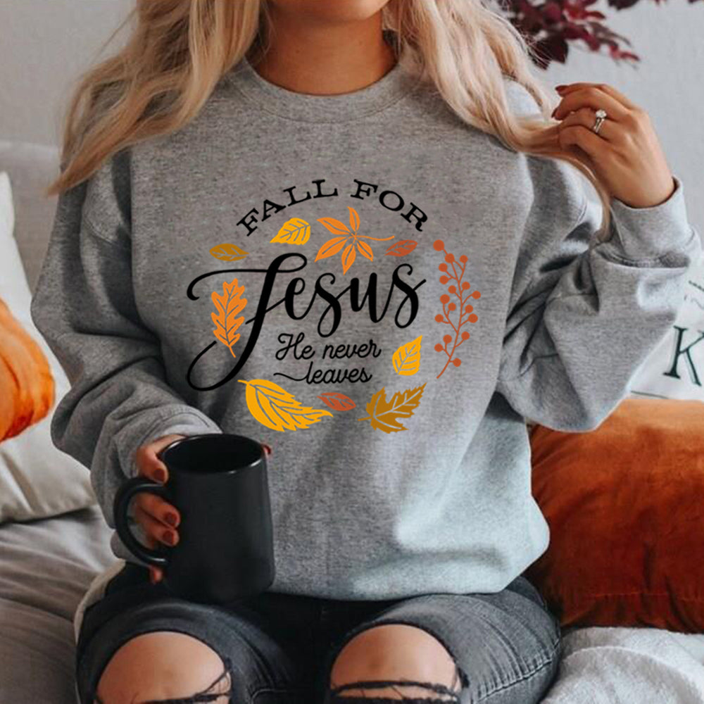 Fall for Jesus Sweatshirt Retro