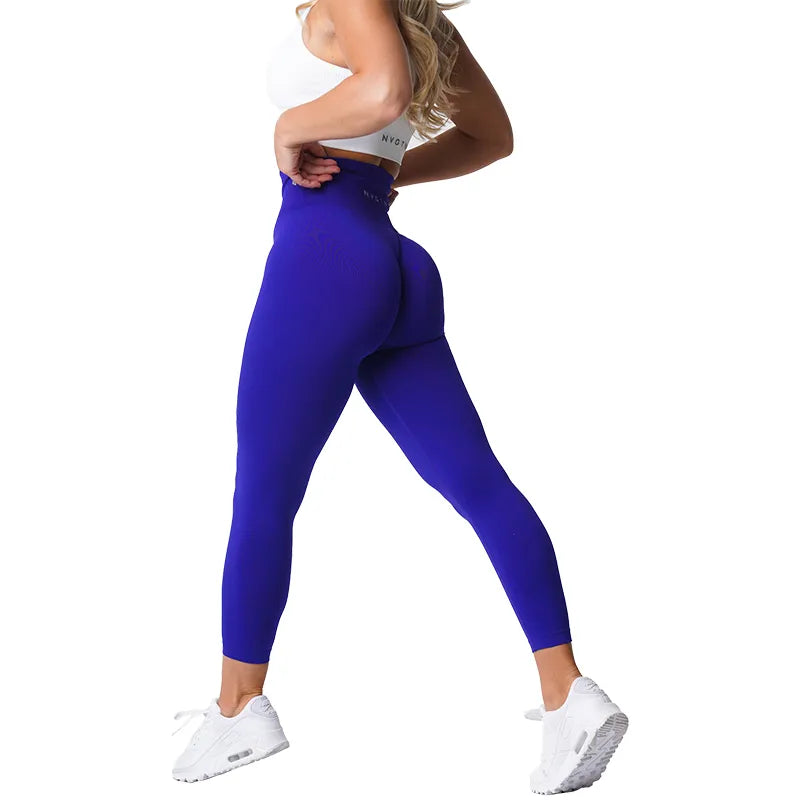 NVGTN Solid Seamless Leggings High Waisted Gym Wear Spandex Leggings