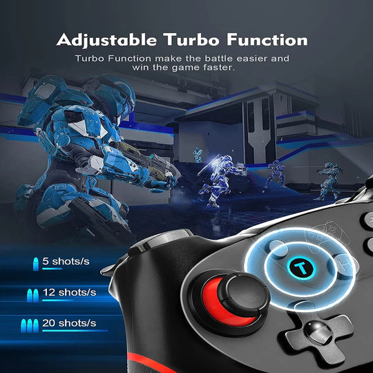 Wireless Bluetooth-Compatible Controller For NS/NS Lite/NS Oled Console Gamepad Controle For Android PC Joystick with 6-Axis