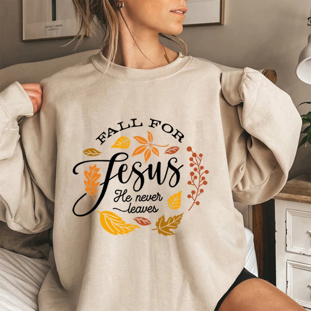 Fall for Jesus Sweatshirt Retro