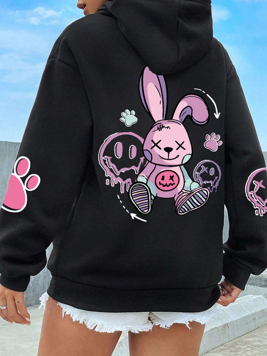 Casual Printed Hoodie