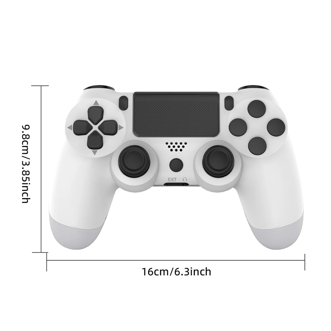 Wireless Controller Bluetooth No Delay Gamepad For PS4 PS3 Console PC Joysticks Six-axis Dual Vibration With Touchpad