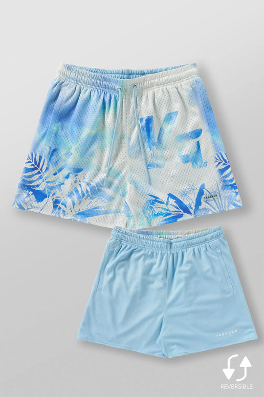 YA New Shorts Men's Sports Mesh Quick Drying Hipster Boxing Leg Training Hole Cloth Muscle Fitness Basketball Hipster Pants