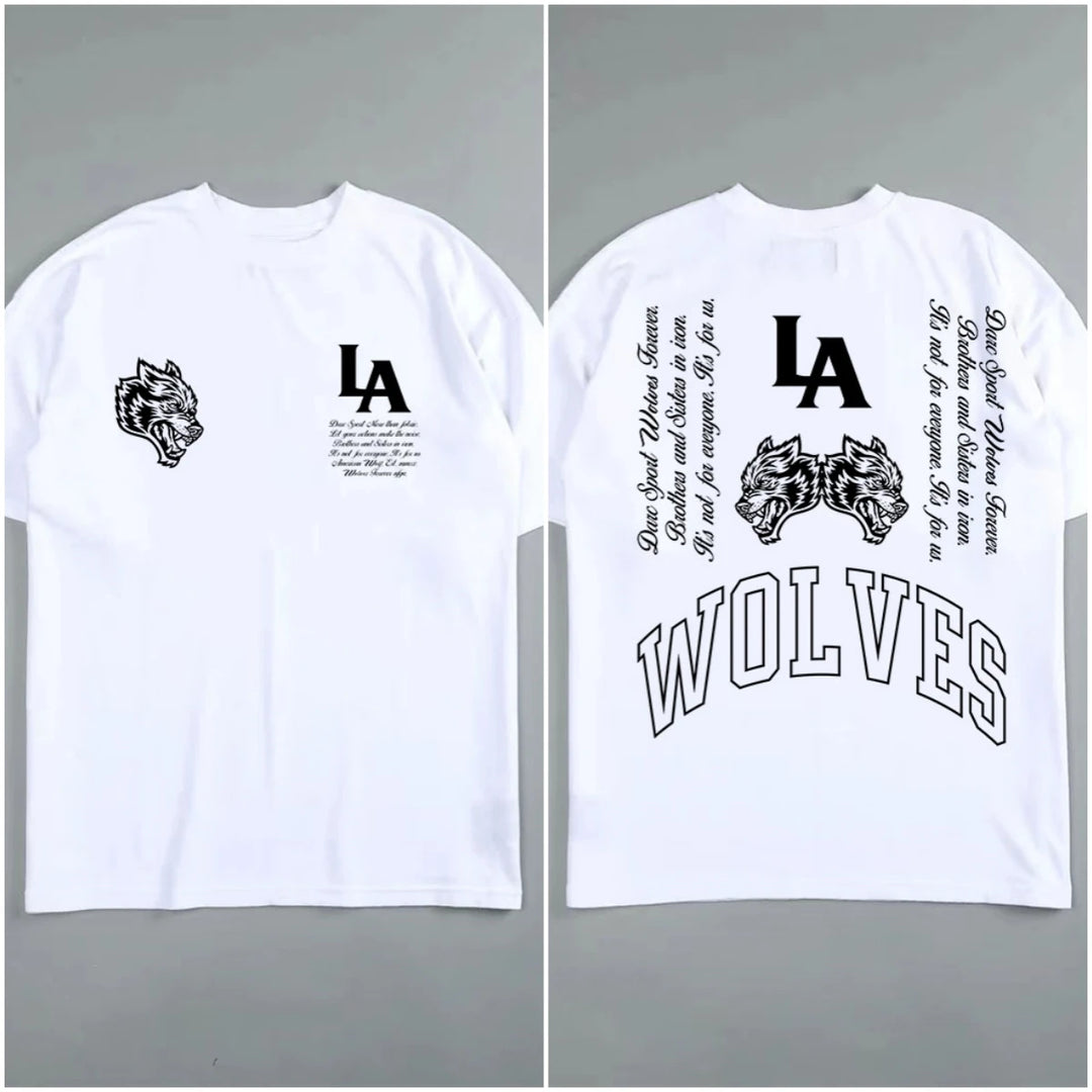 Darc Wolves WISH YOU WERE HERE 230G Cotton OVERSIZED TEE