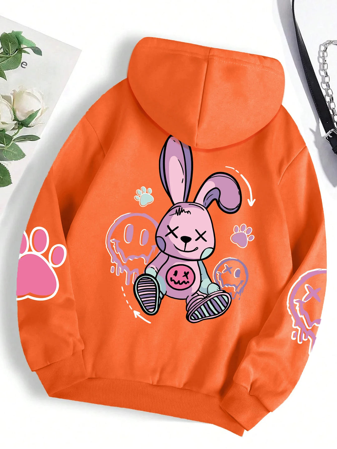 Casual Printed Hoodie