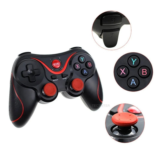 Joystick inalámbrico Terios T3 X3 Gamepad Controlador de juegos para PC para PS3/iOS Teléfono/TV Box Para Nintendo Switch Accesorios