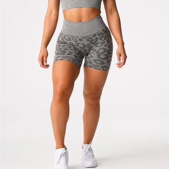 NVGTN Wild Thing Leopard Seamless Shorts Spandex