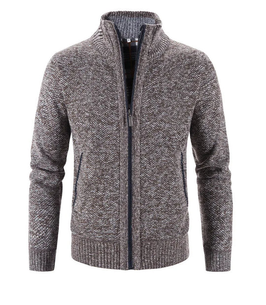 Knitted Sweater Casual Fleece Cardigan Men Sweaters Coats