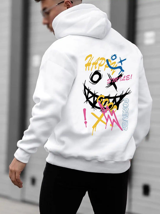 Colorful Pattern Men Hoodie