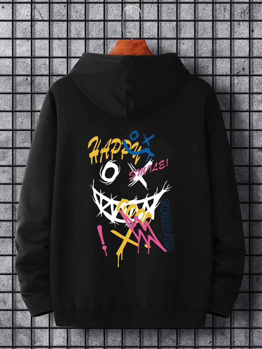 Colorful Pattern Men Hoodie