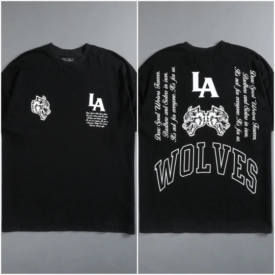 Darc Wolves WISH YOU WERE HERE 230G Cotton OVERSIZED TEE