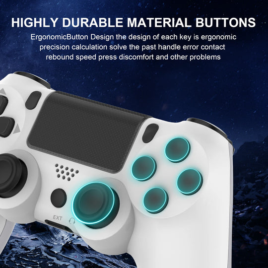 Wireless Controller Bluetooth No Delay Gamepad For PS4 PS3 Console PC Joysticks Six-axis Dual Vibration With Touchpad