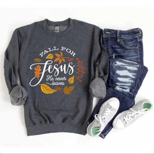 Fall for Jesus Sweatshirt Retro